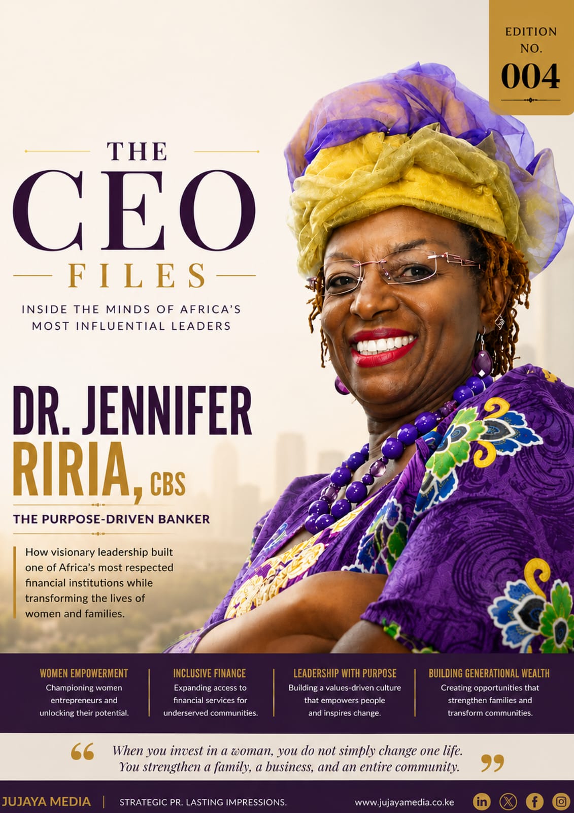 The CEO Files - Inaugural Edition featuring James Mwangi